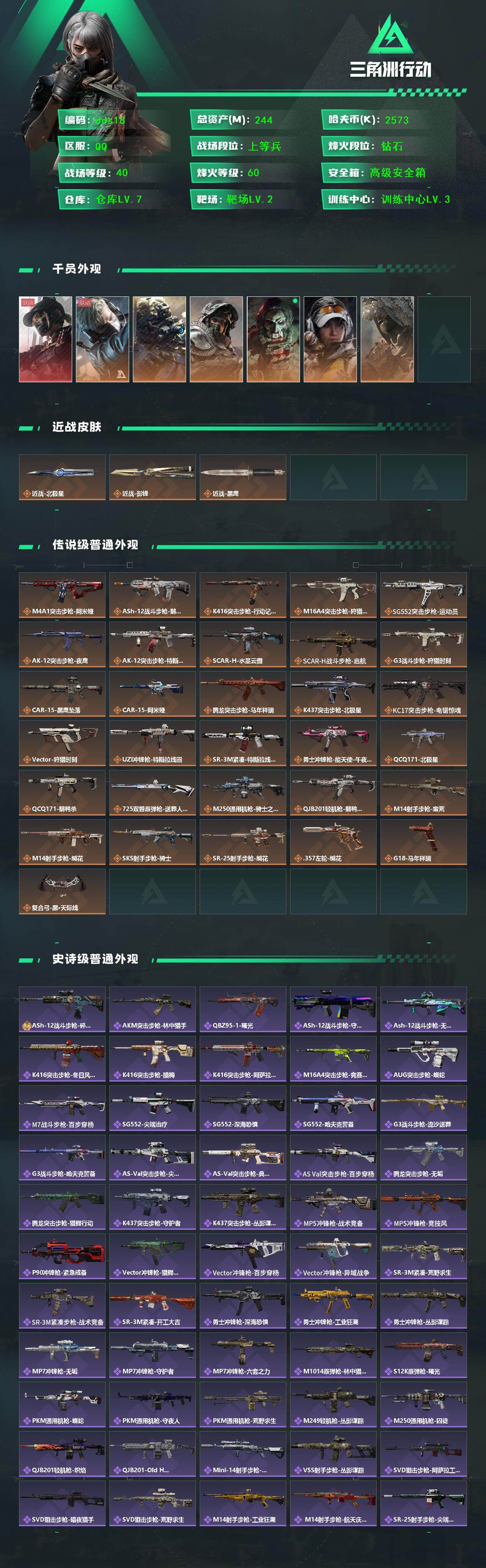 SJZCMW496605三角洲行动账号详情图2