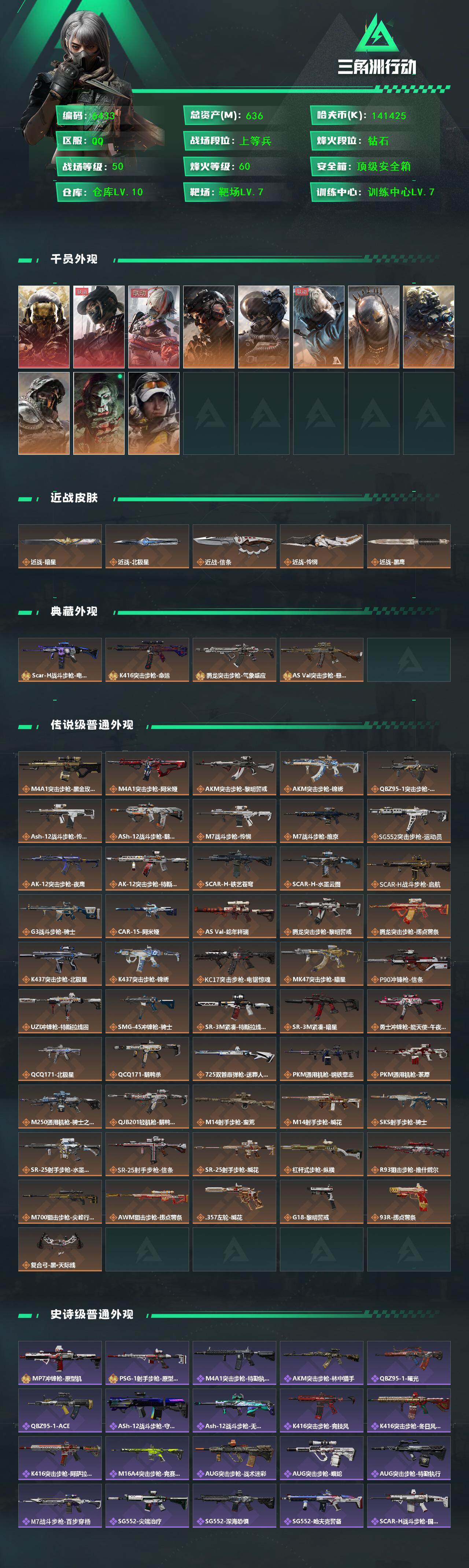 SJZCMW469415三角洲行动账号详情图2