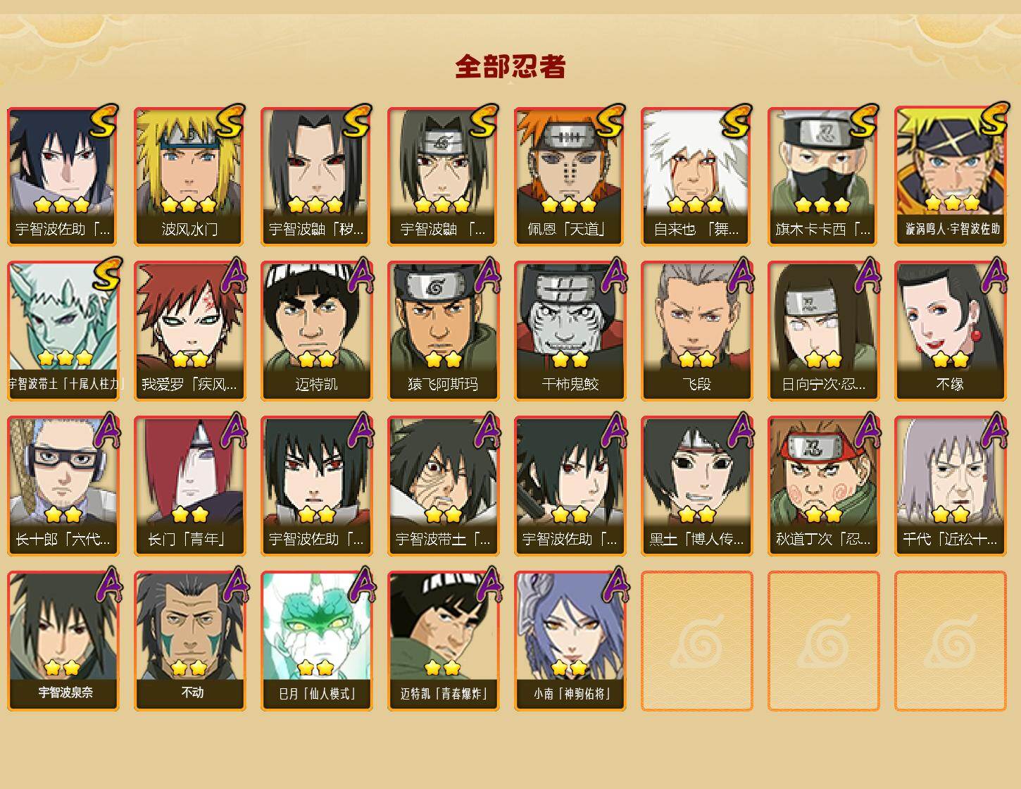 HYEY419522火影忍者账号详情图2