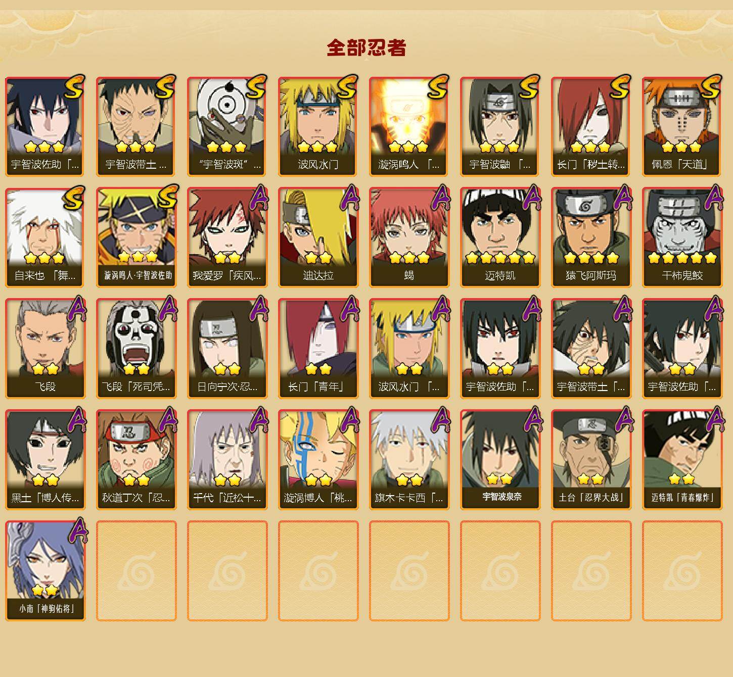 HYLFY418968火影忍者账号详情图2