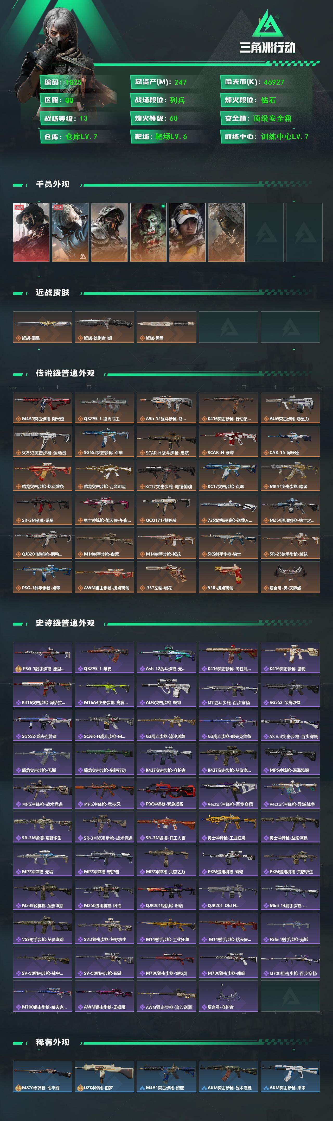 SJZCMW469452三角洲行动账号详情图2