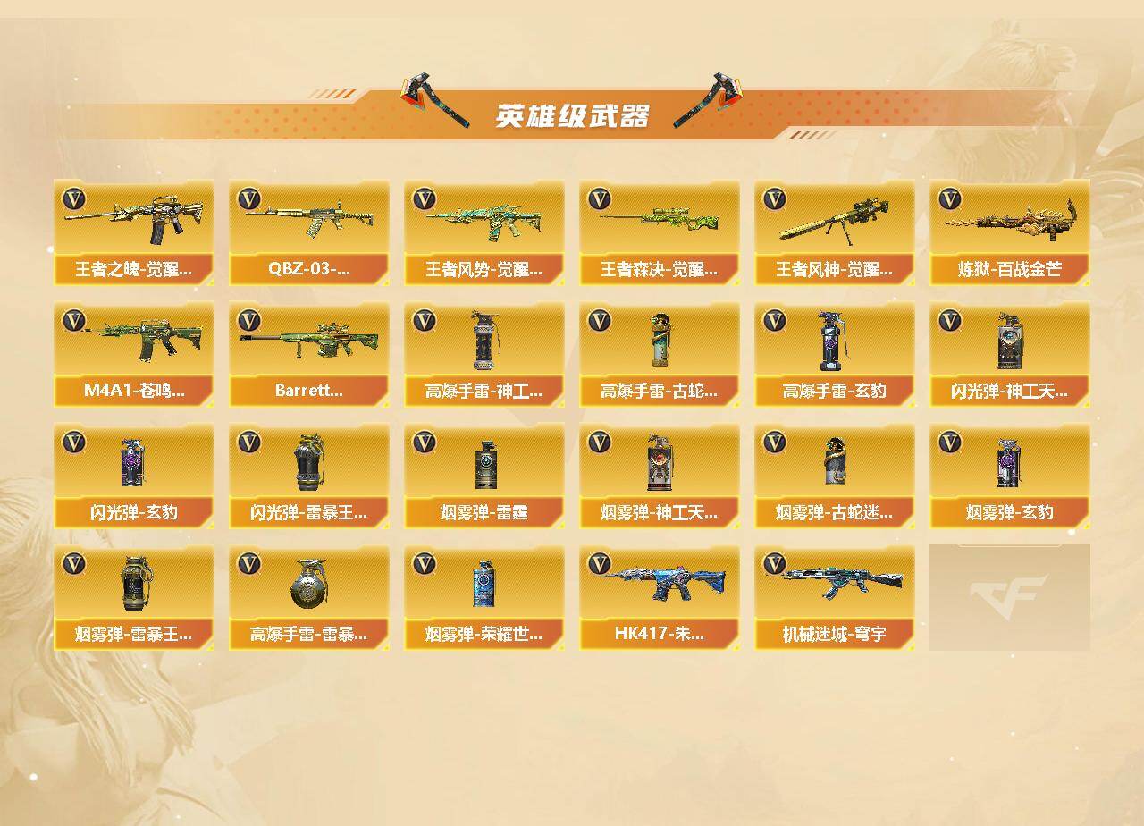 CFCMW460363穿越火线账号详情图4