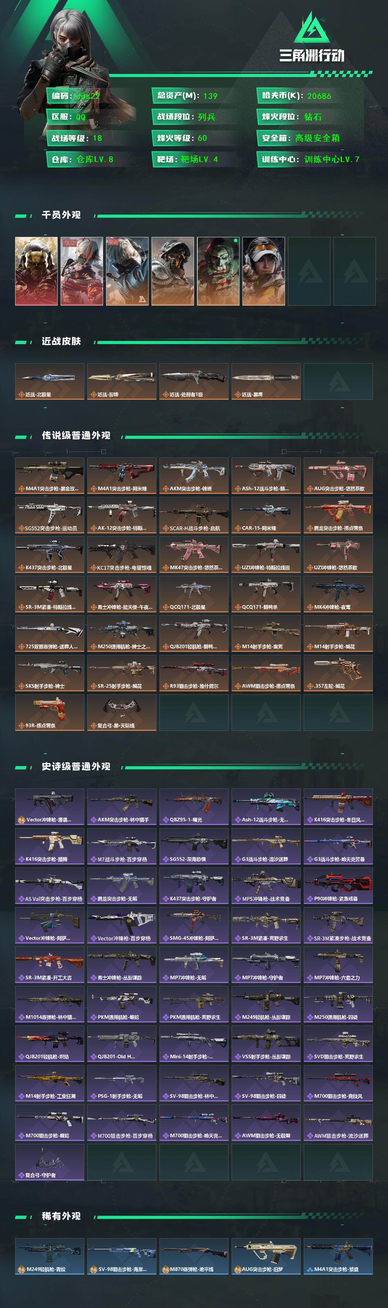 SJZCMW496606三角洲行动账号详情图2