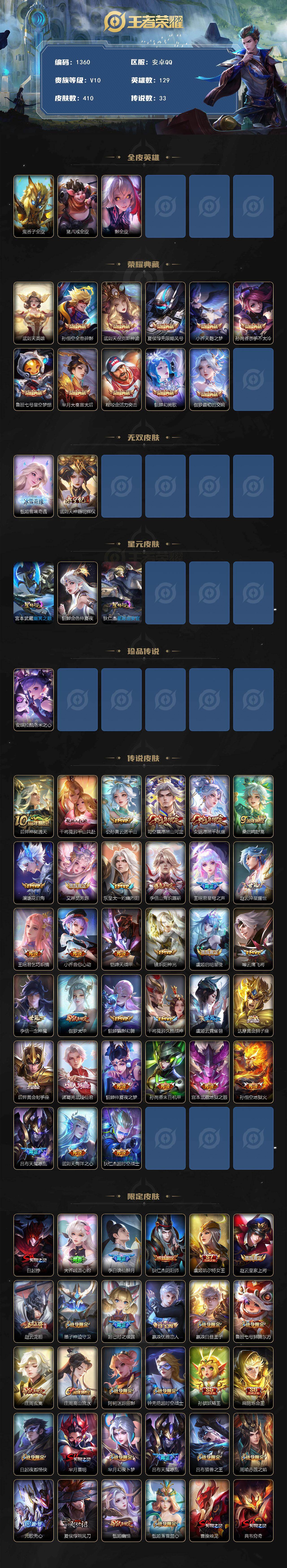 WZCMW4227878王者荣耀账号详情图2