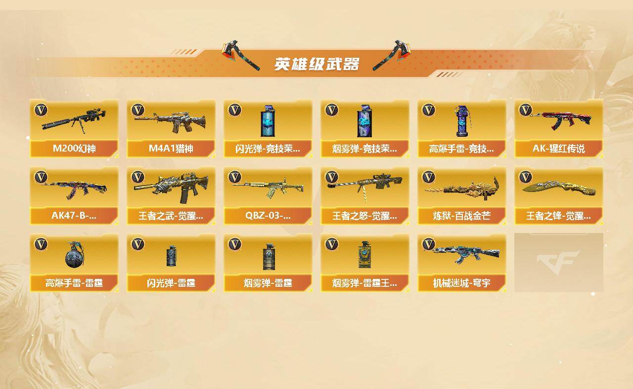 CFCMW460445穿越火线账号详情图3