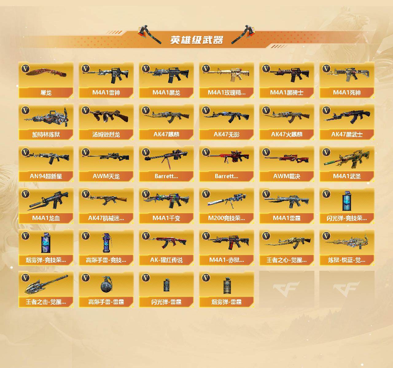 CFLX462560穿越火线账号详情图3 CFLX462560穿越火线账号详情图3