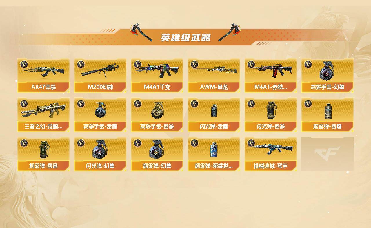 CFCMW460696穿越火线账号详情图3