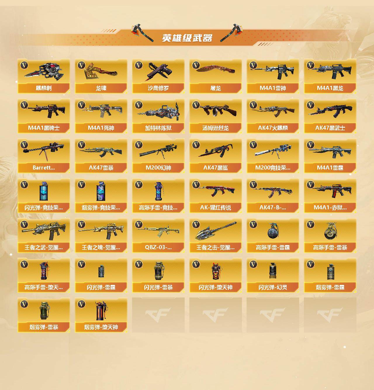 CFLX462555穿越火线账号详情图3