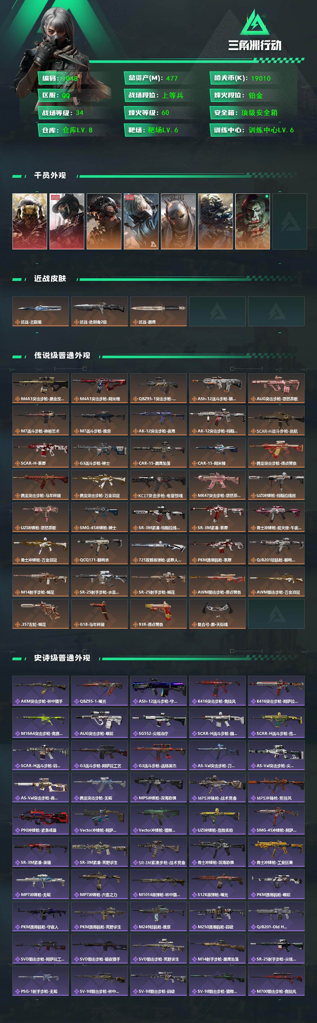 SJZCMW470030三角洲行动账号详情图2