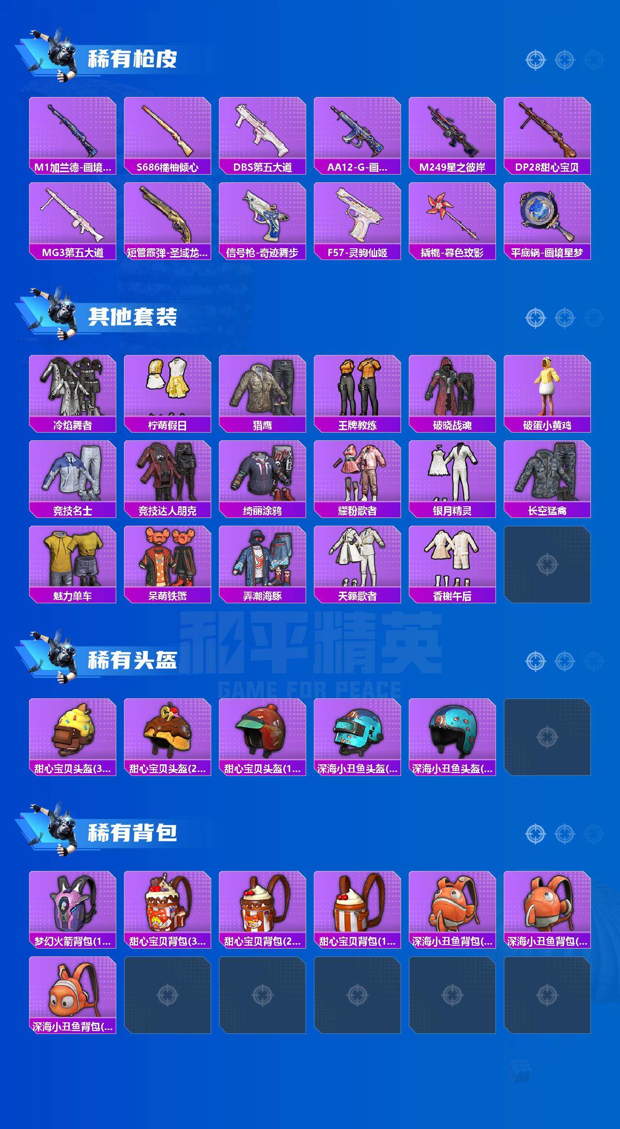 HPQM4139319和平精英账号详情图4