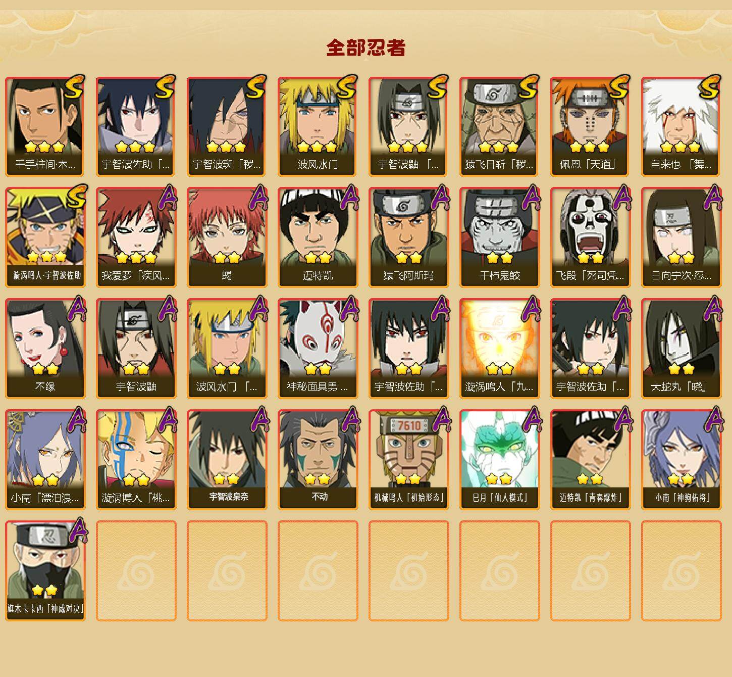 HYQM423167火影忍者账号详情图3