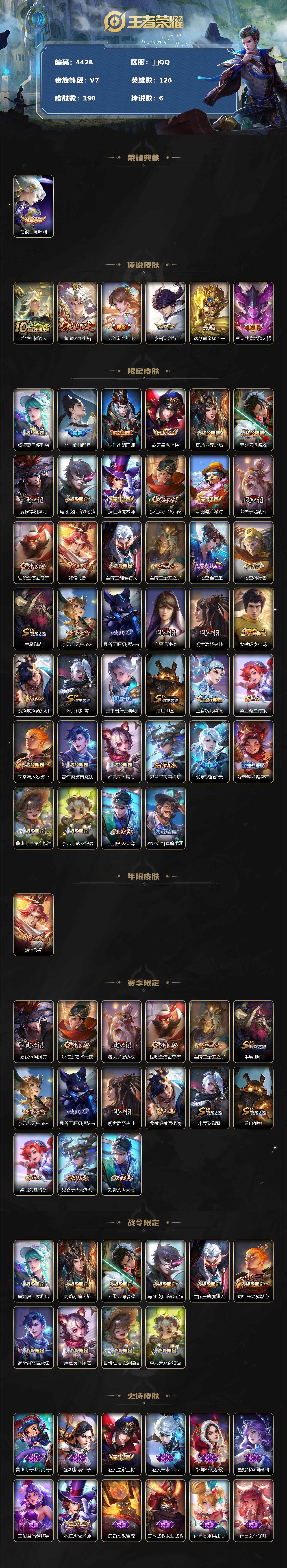 WZCMW3358965王者荣耀账号详情图2