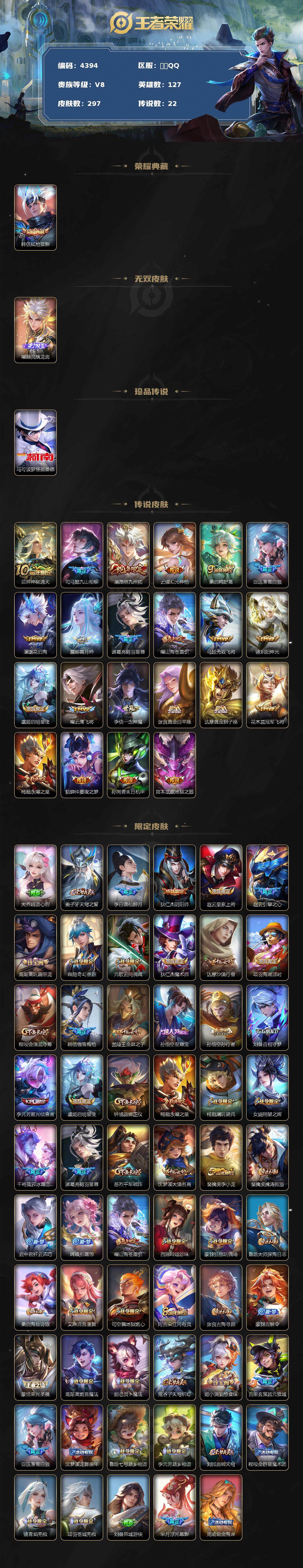 WZCMW3369041王者荣耀账号详情图2