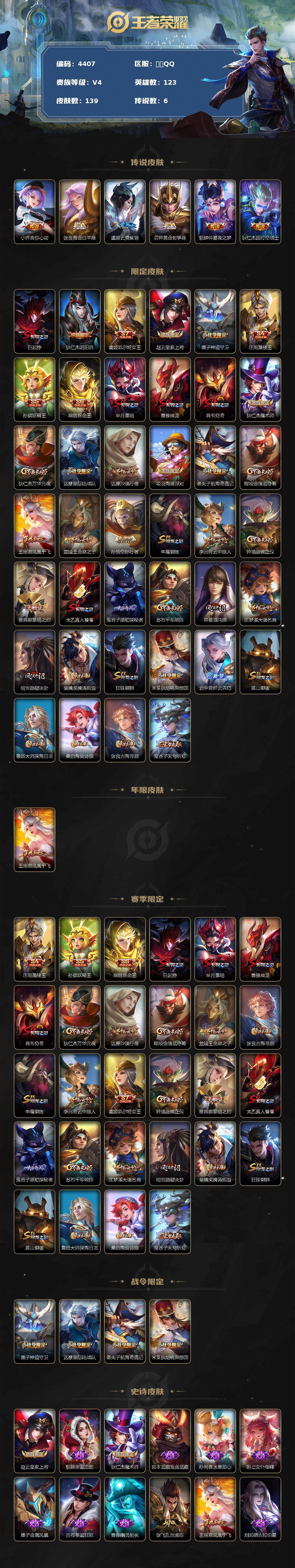 WZCMW3359296王者荣耀账号详情图2