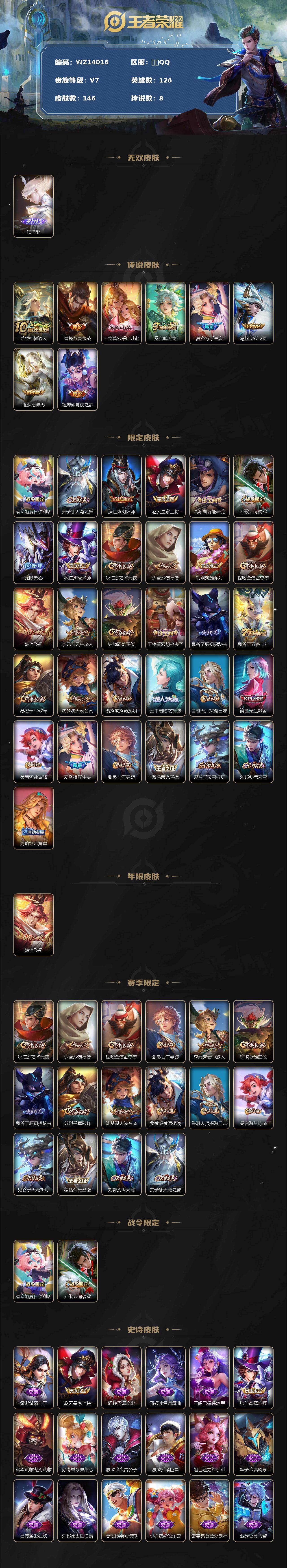 WZ0349386王者荣耀账号详情图2