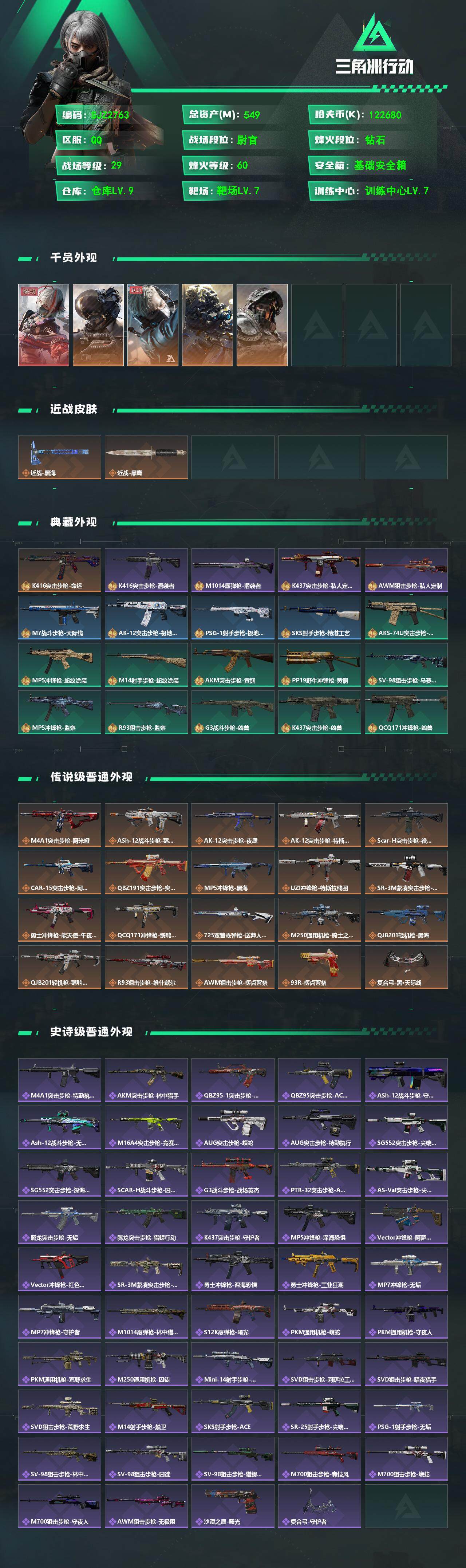 SJZCMW359380三角洲行动账号详情图2 SJZCMW359380三角洲行动账号详情图2