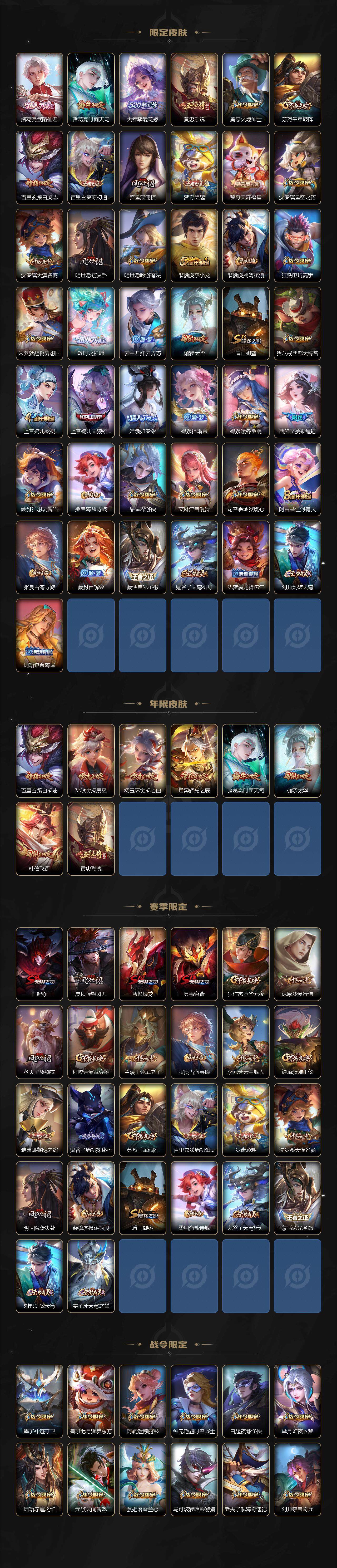 WZ0349408王者荣耀账号详情图3 WZ0349408王者荣耀账号详情图3