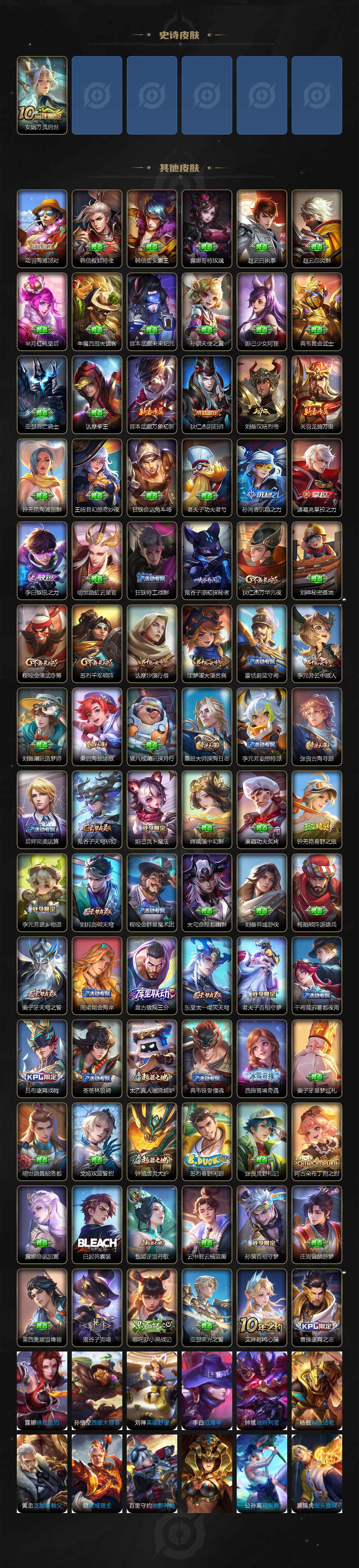 WZLX3367317王者荣耀账号详情图3 WZLX3367317王者荣耀账号详情图3