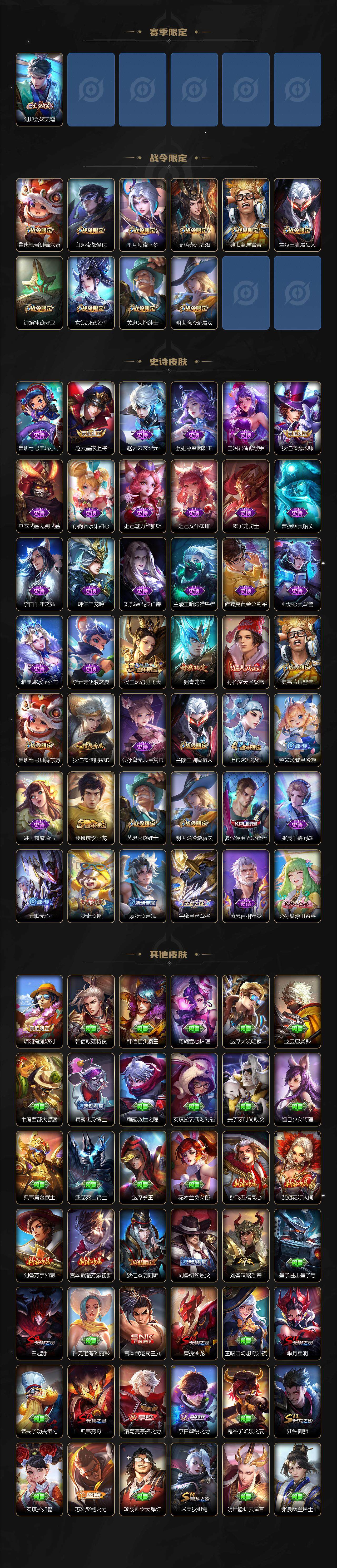 WZLX3367319王者荣耀账号详情图3 WZLX3367319王者荣耀账号详情图3