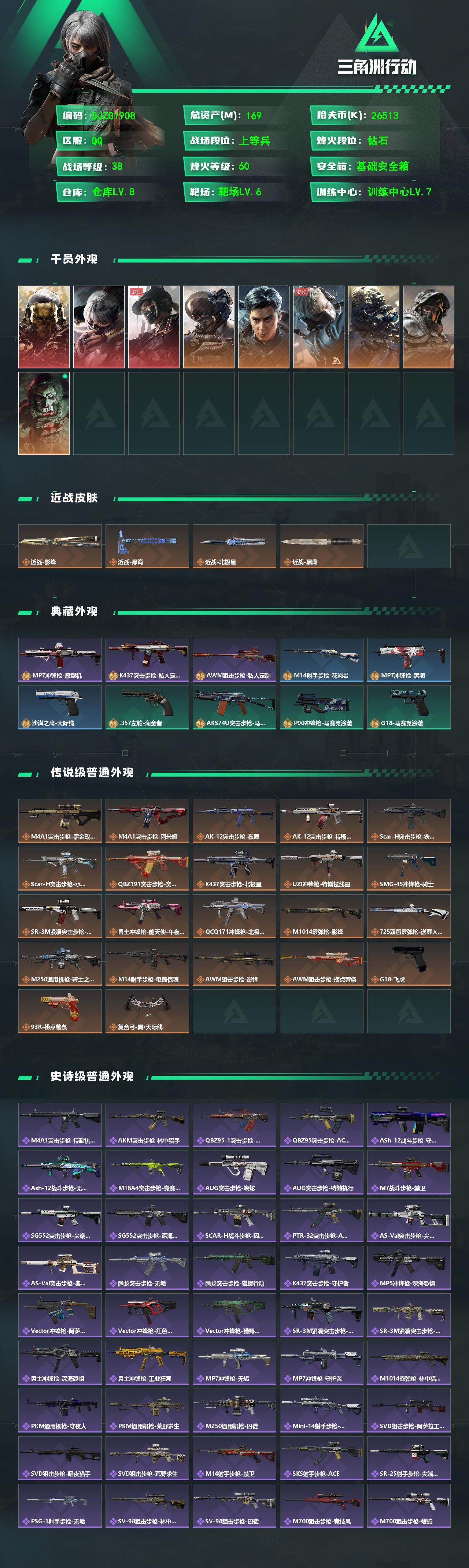 SJZEY360487三角洲行动账号详情图2