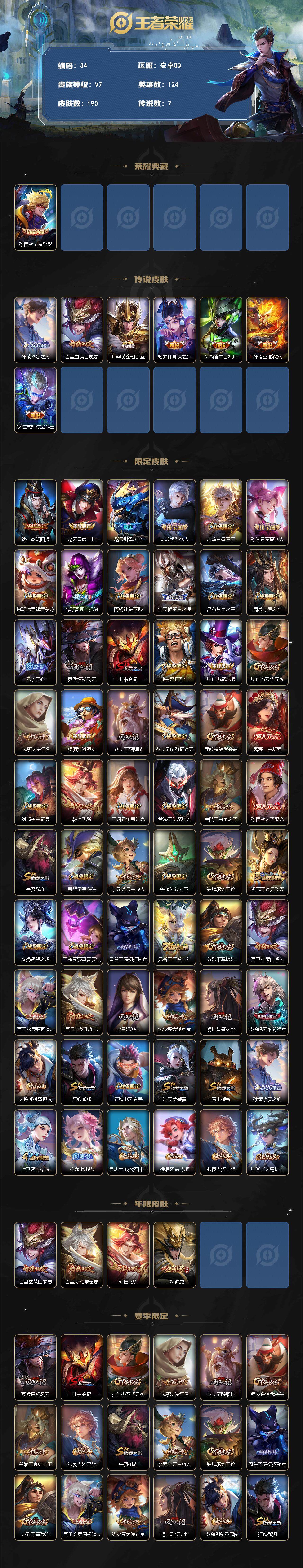 WZCMW3365186王者荣耀账号详情图2