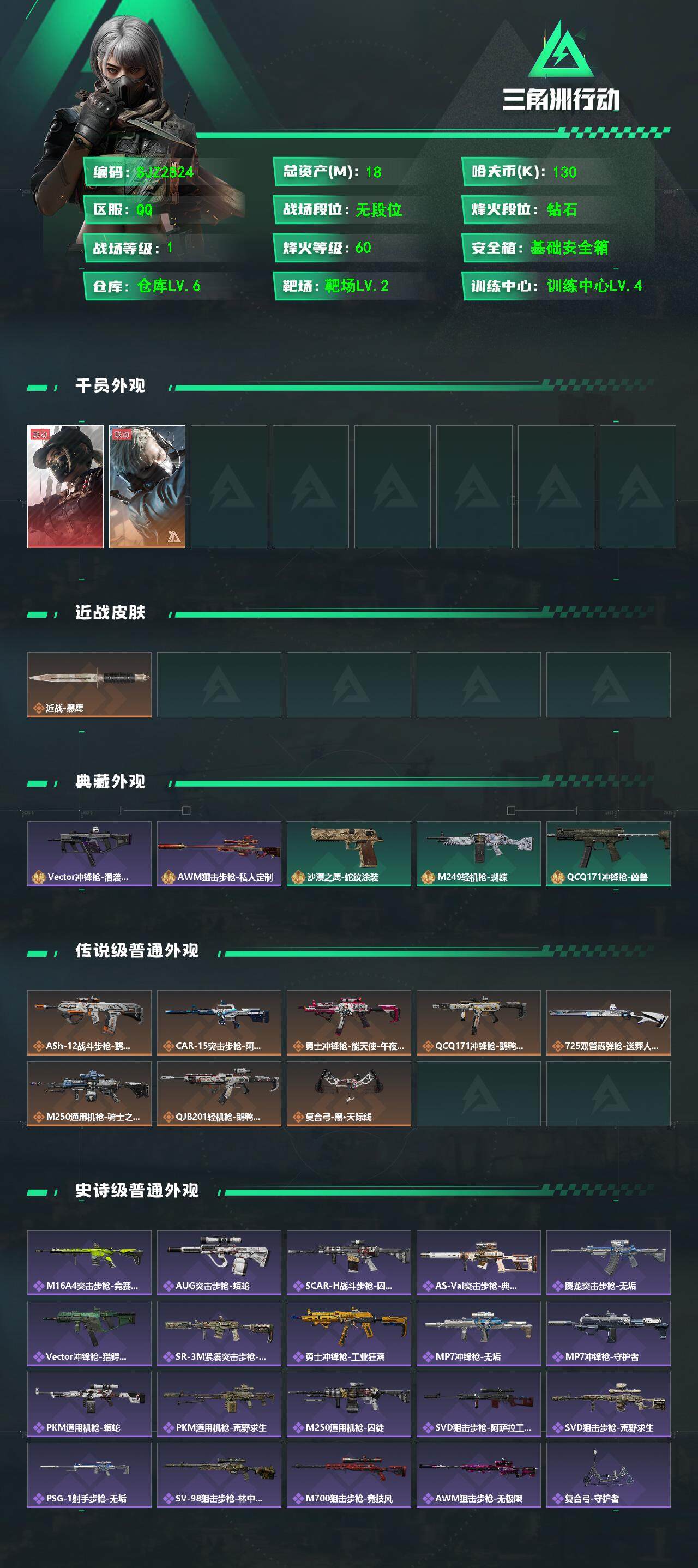 SJZCMW361103三角洲行动账号详情图2