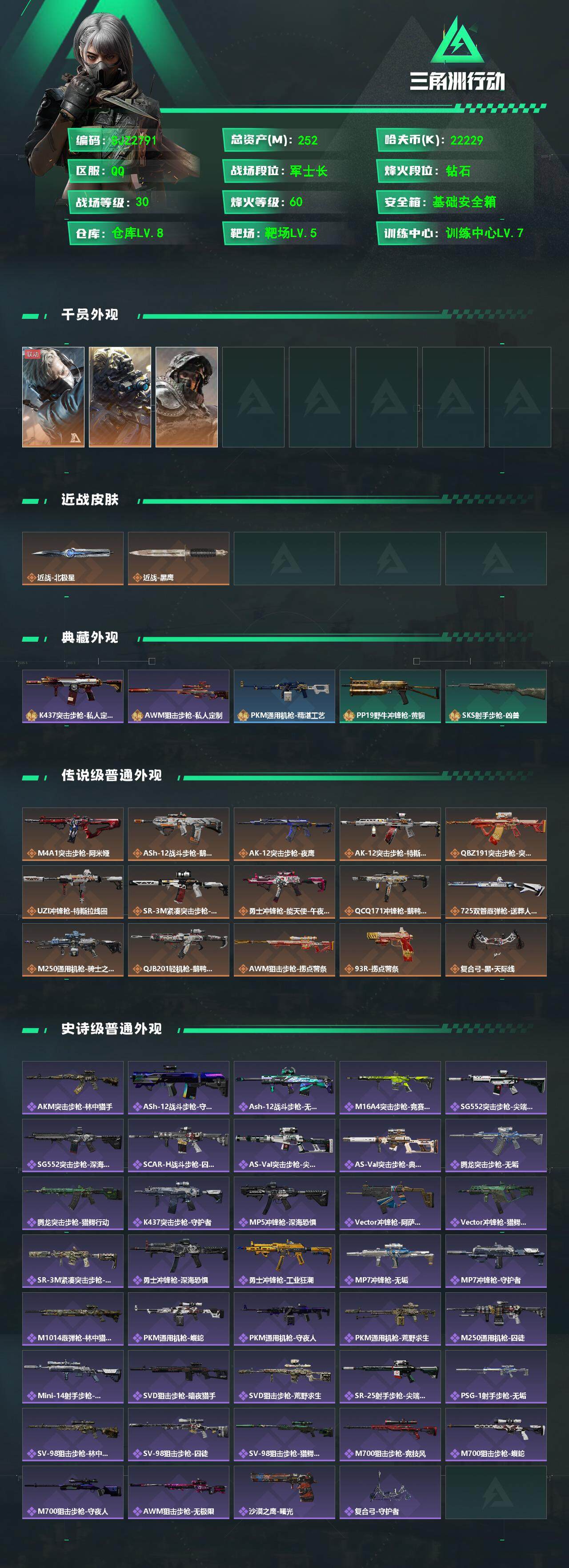 SJZEY360063三角洲行动账号详情图2