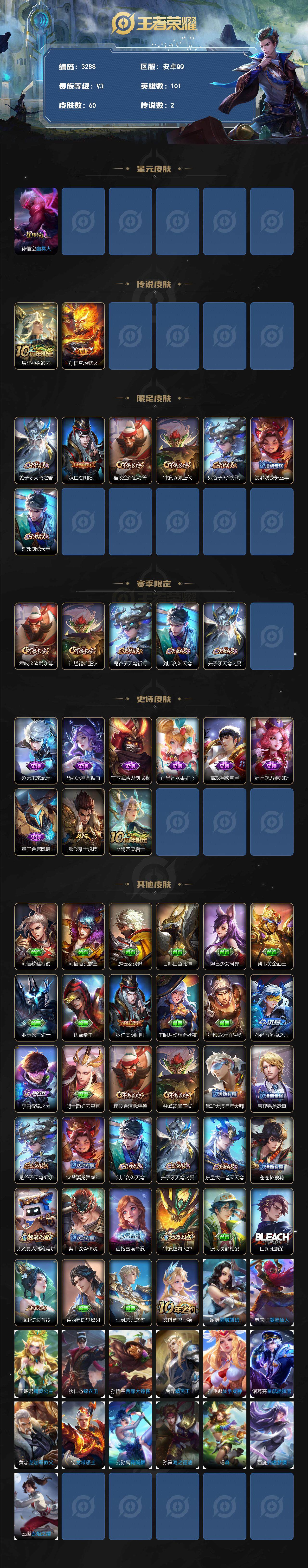 WZJZ3371994王者荣耀账号详情图2