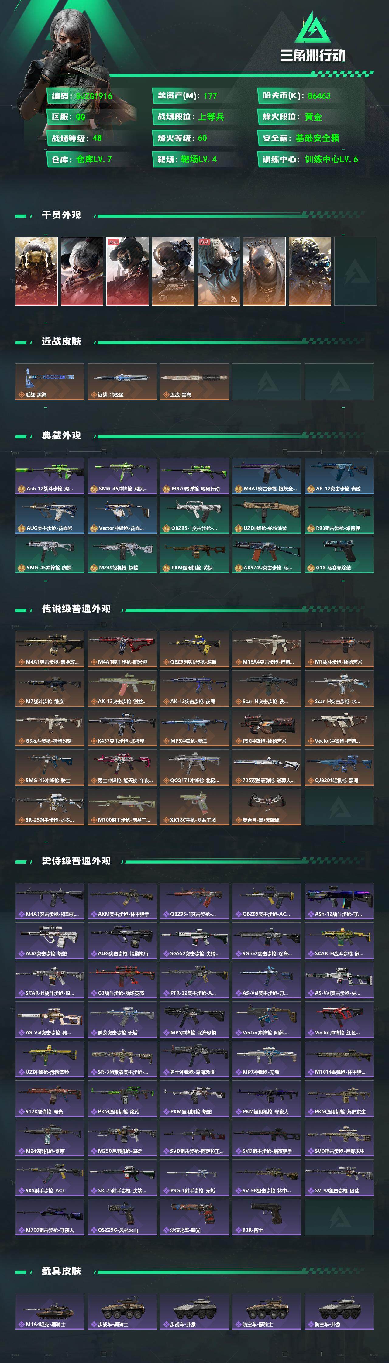 SJZEY360832三角洲行动账号详情图2 SJZEY360832三角洲行动账号详情图2