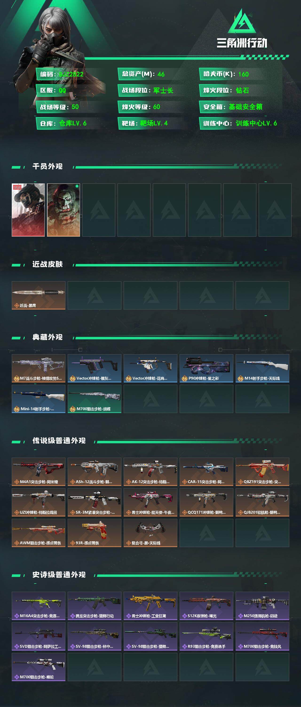 SJZCMW361086三角洲行动账号详情图2