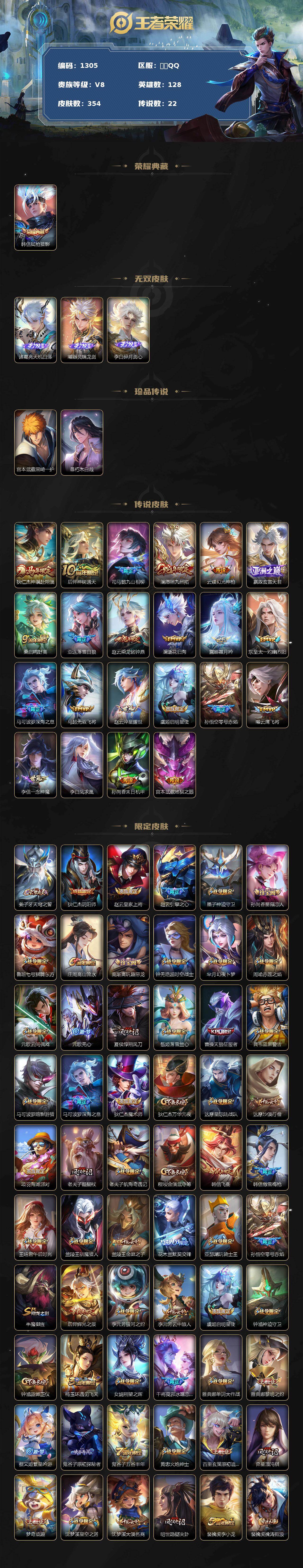 WZCMW4207703王者荣耀账号详情图2