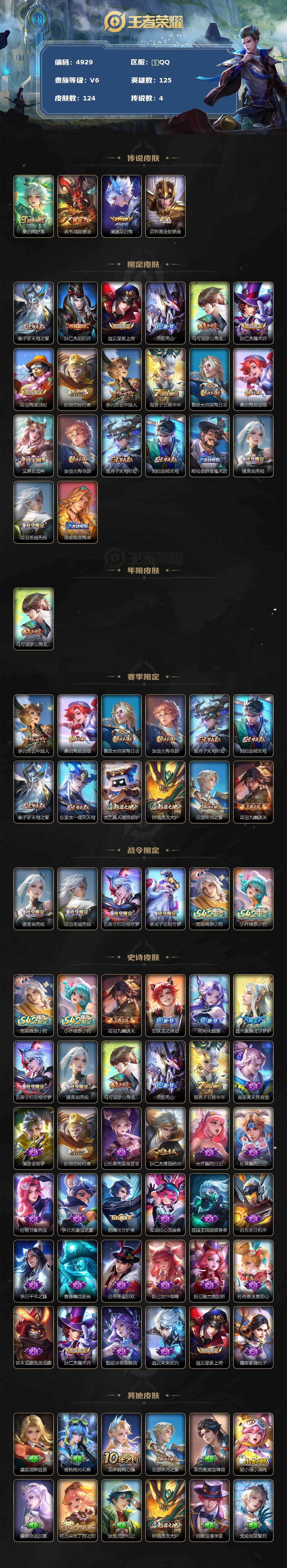 WZJZ4210087王者荣耀账号详情图2