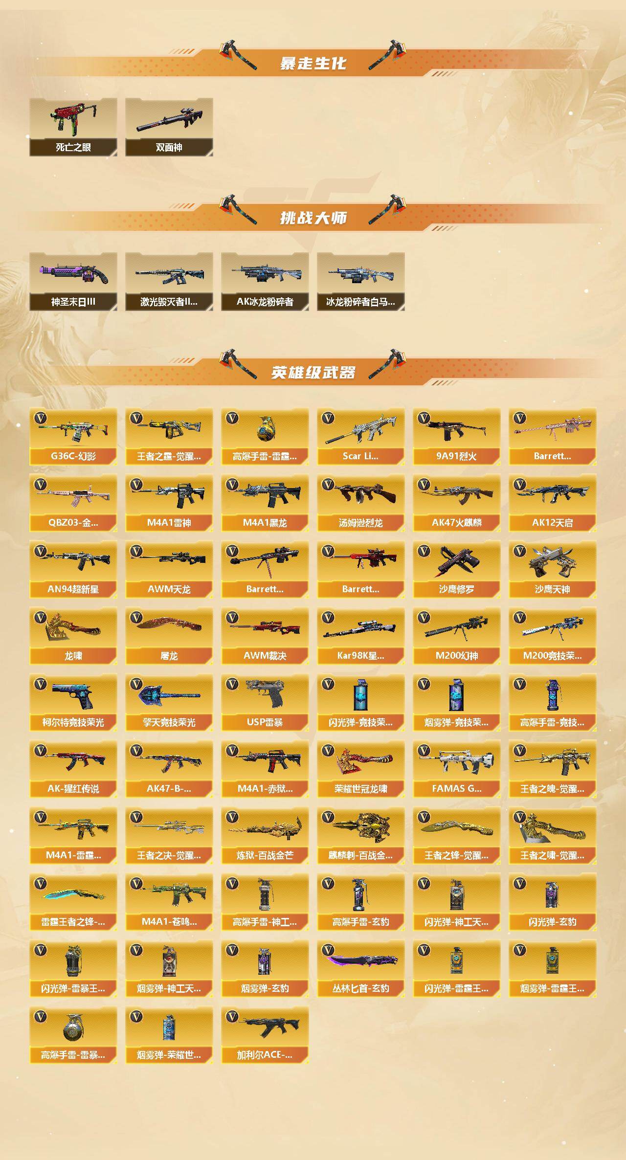 CFCMW455938穿越火线账号详情图3 CFCMW455938穿越火线账号详情图3