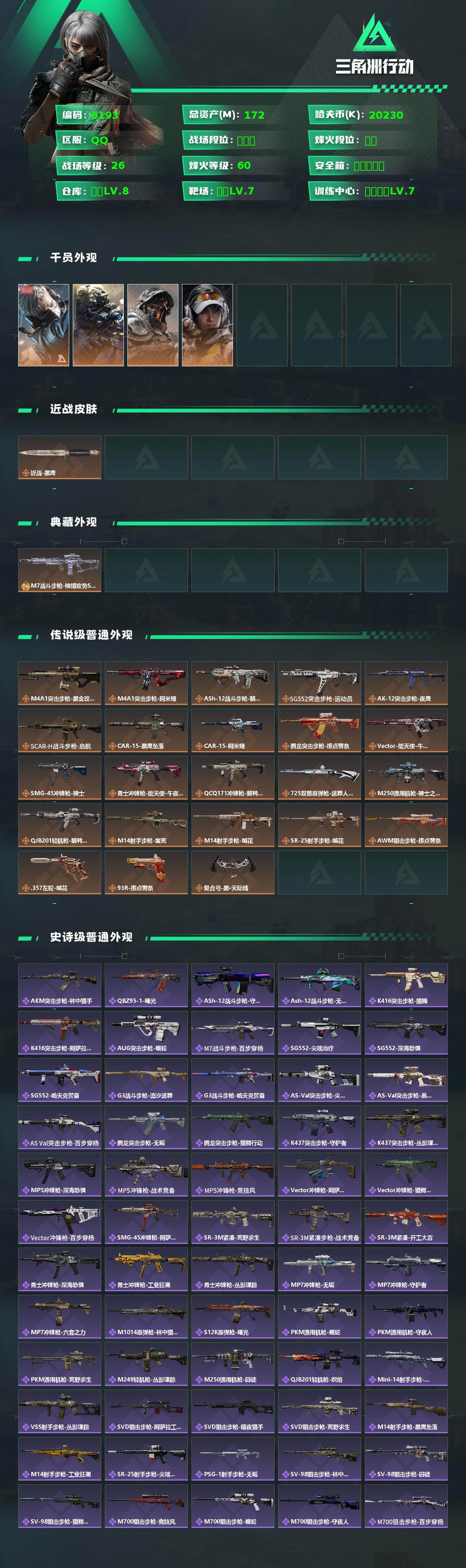 SJZCMW464710三角洲行动账号详情图2 SJZCMW464710三角洲行动账号详情图2