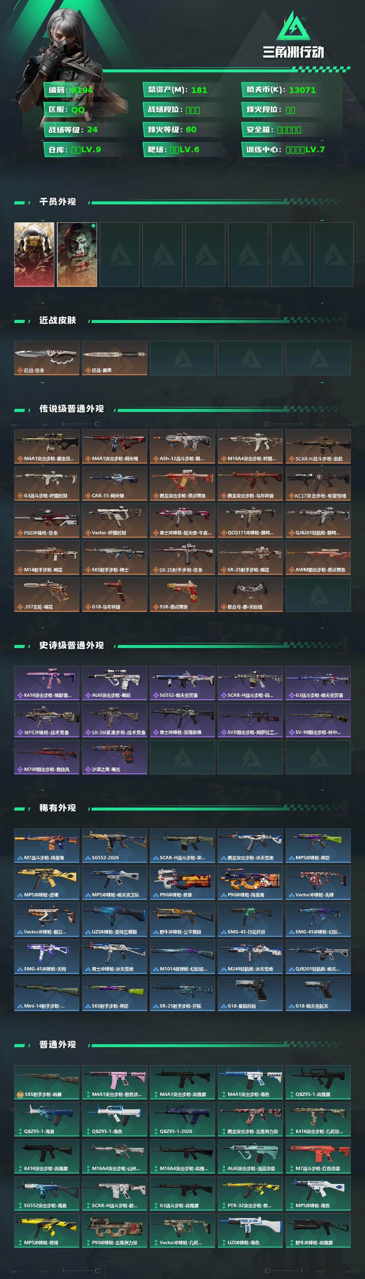 SJZCMW464705三角洲行动账号详情图2