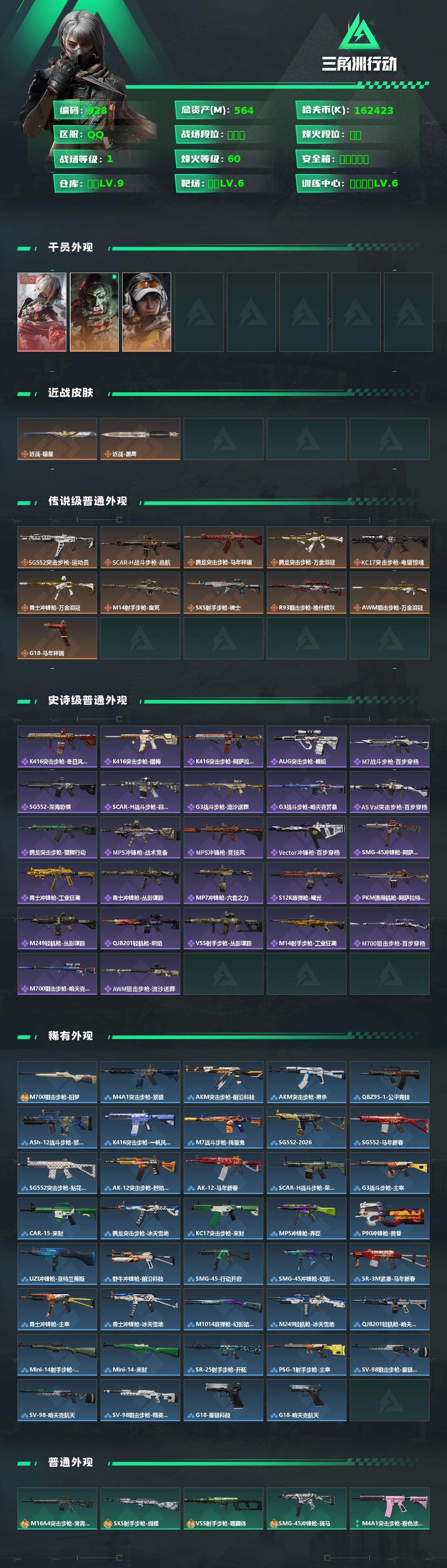 SJZCMW462142三角洲行动账号详情图2