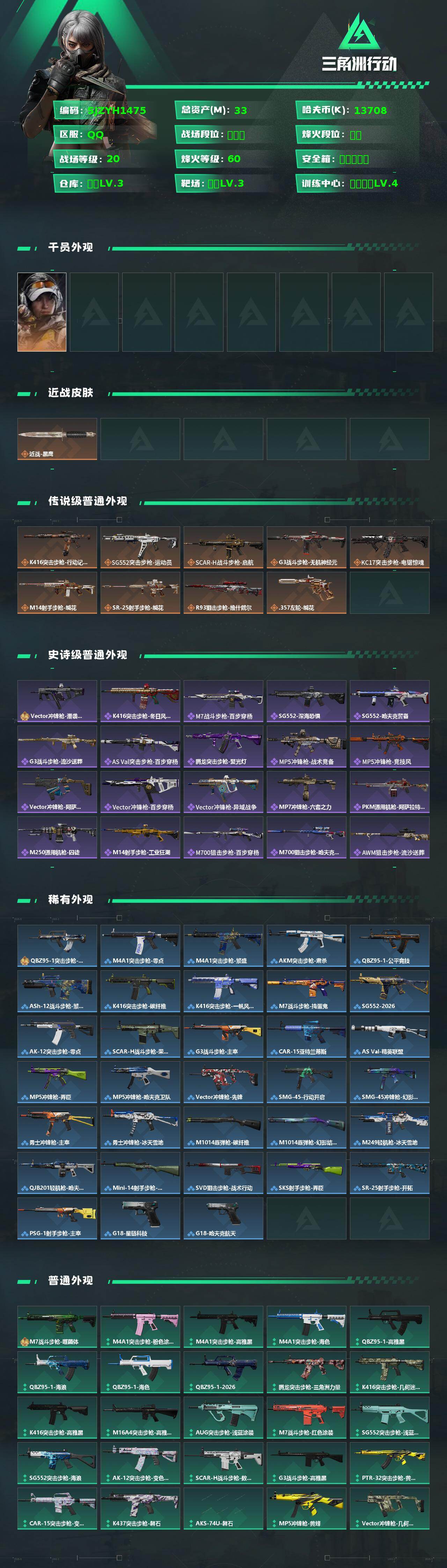 SJZEY459110三角洲行动账号详情图2