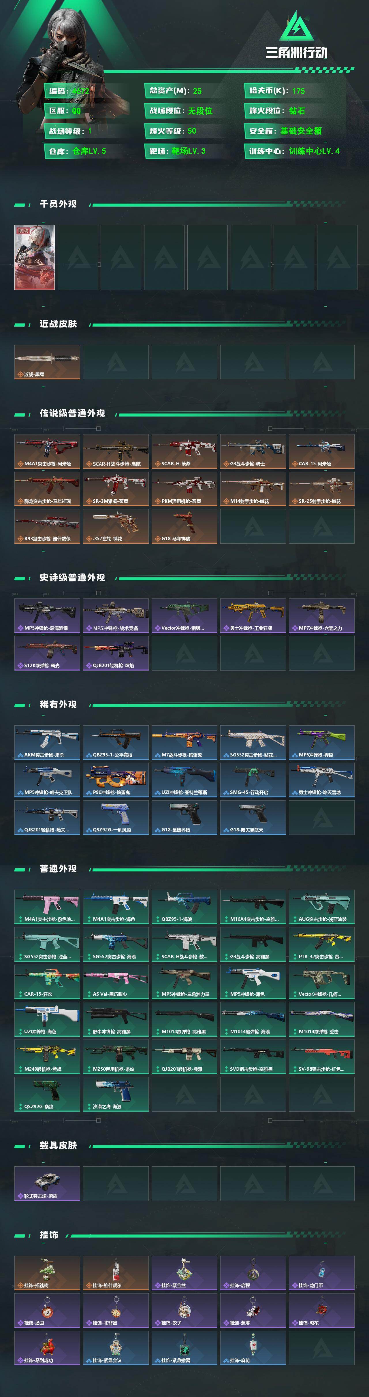 SJZQM468736三角洲行动账号详情图4