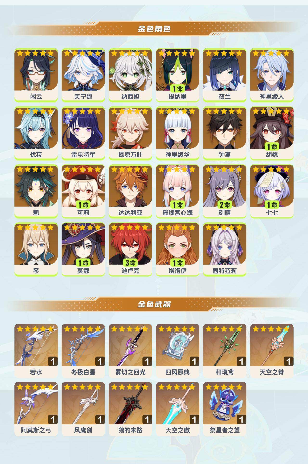 YSEY43327原神账号详情图3