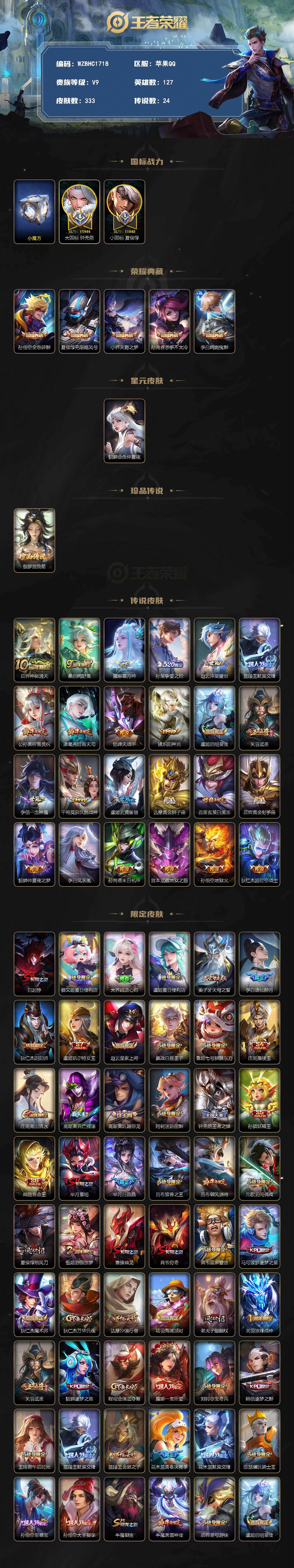 WZEY4350261王者荣耀账号详情图2