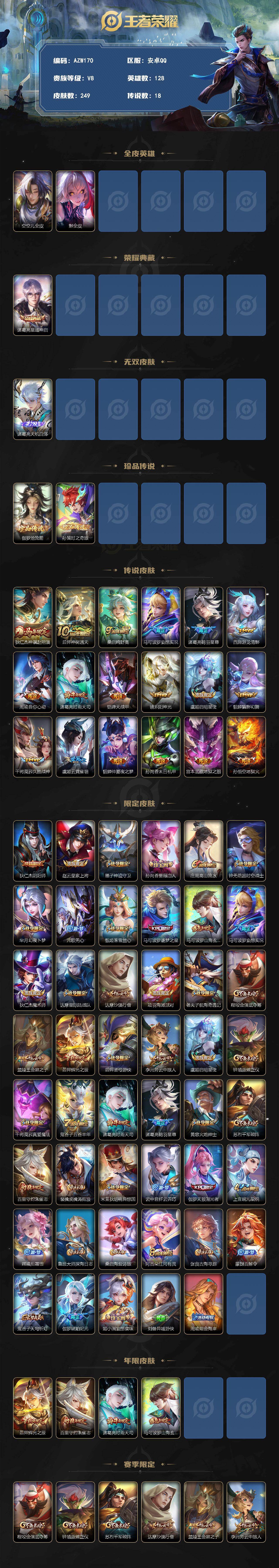 WZQM4222163王者荣耀账号详情图3