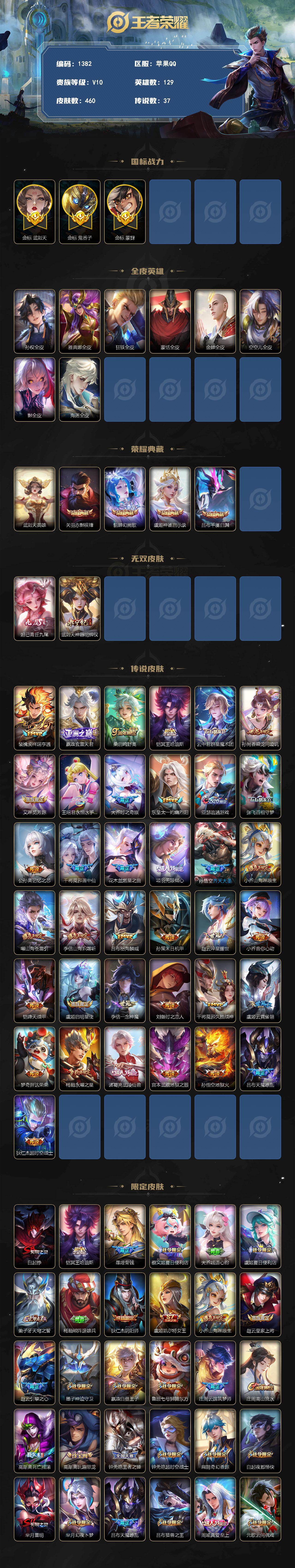 WZCMW4230936王者荣耀账号详情图2