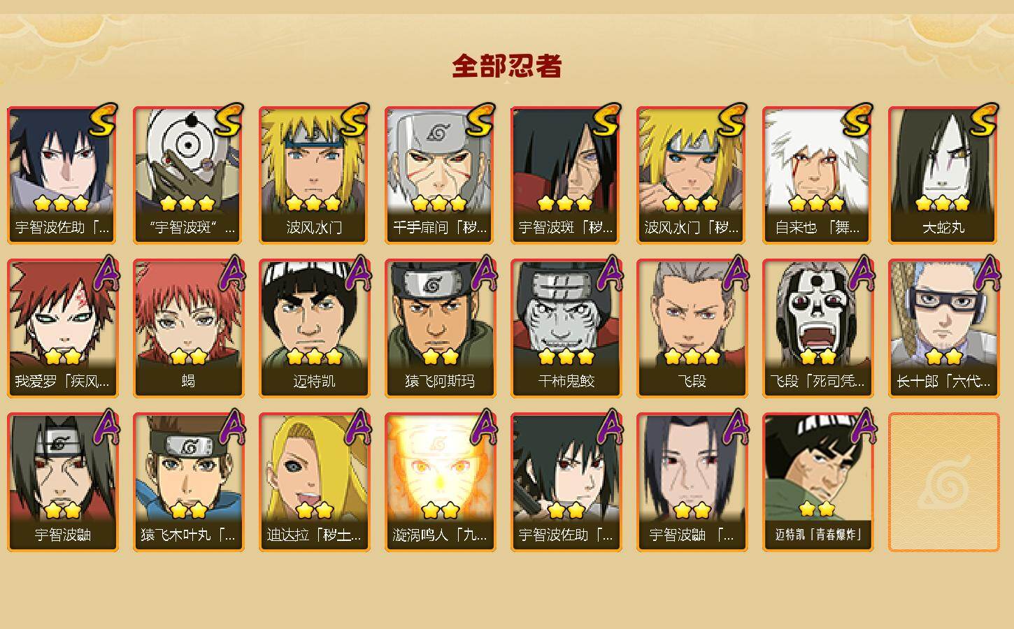 HYLFY419943火影忍者账号详情图2