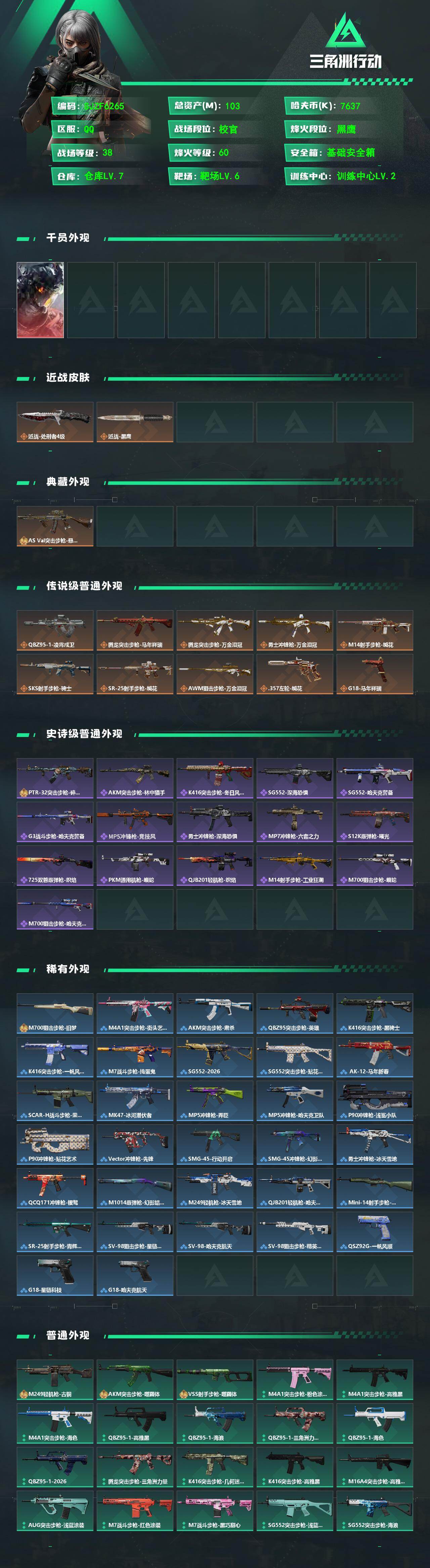 SJZEY469468三角洲行动账号详情图2