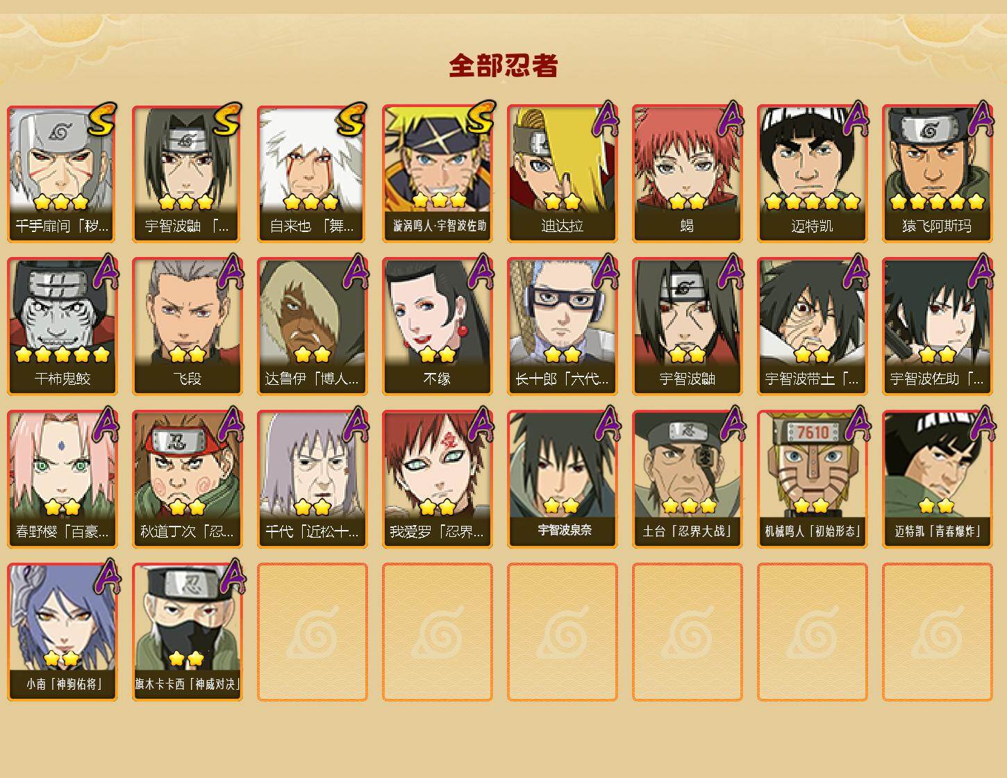 HYEY420063火影忍者账号详情图2