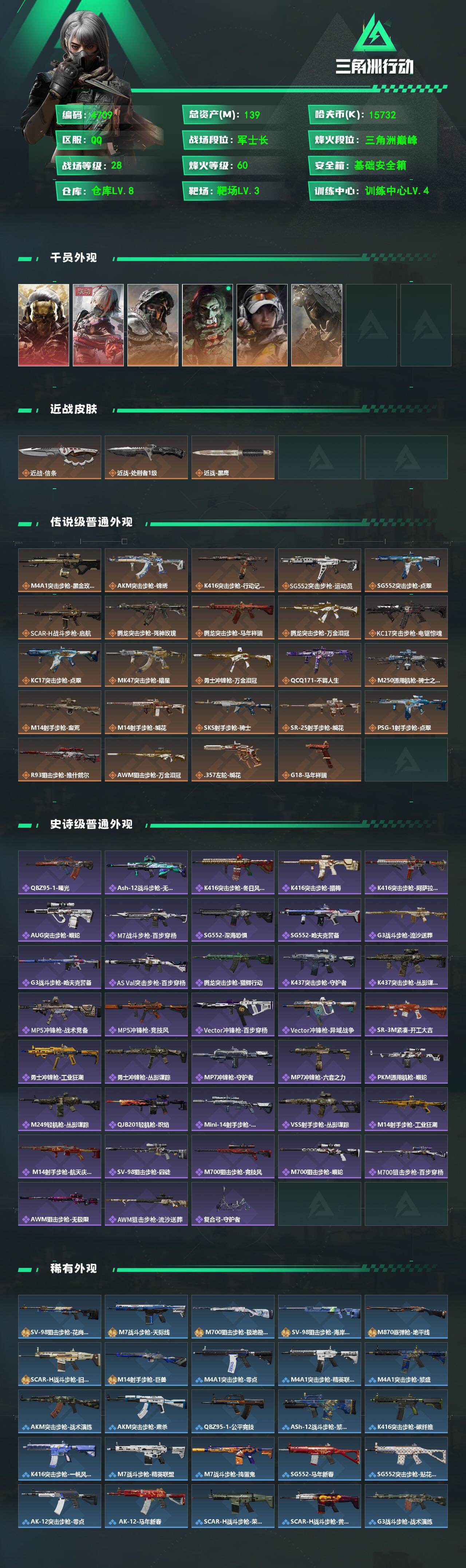 SJZQM470096三角洲行动账号详情图4