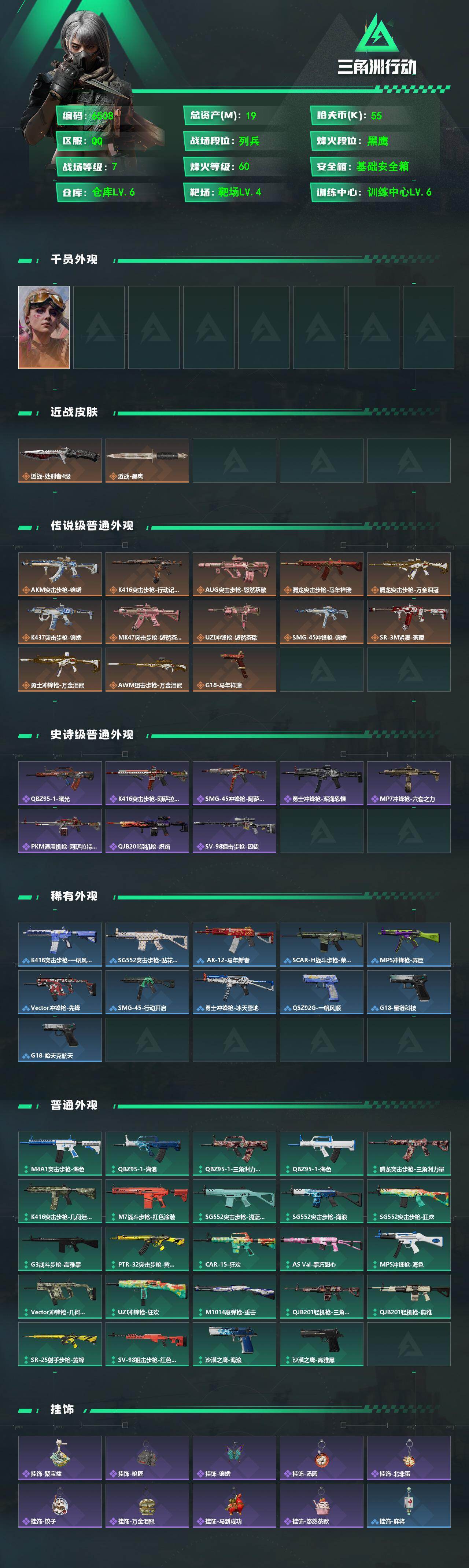 SJZCMW470353三角洲行动账号详情图2