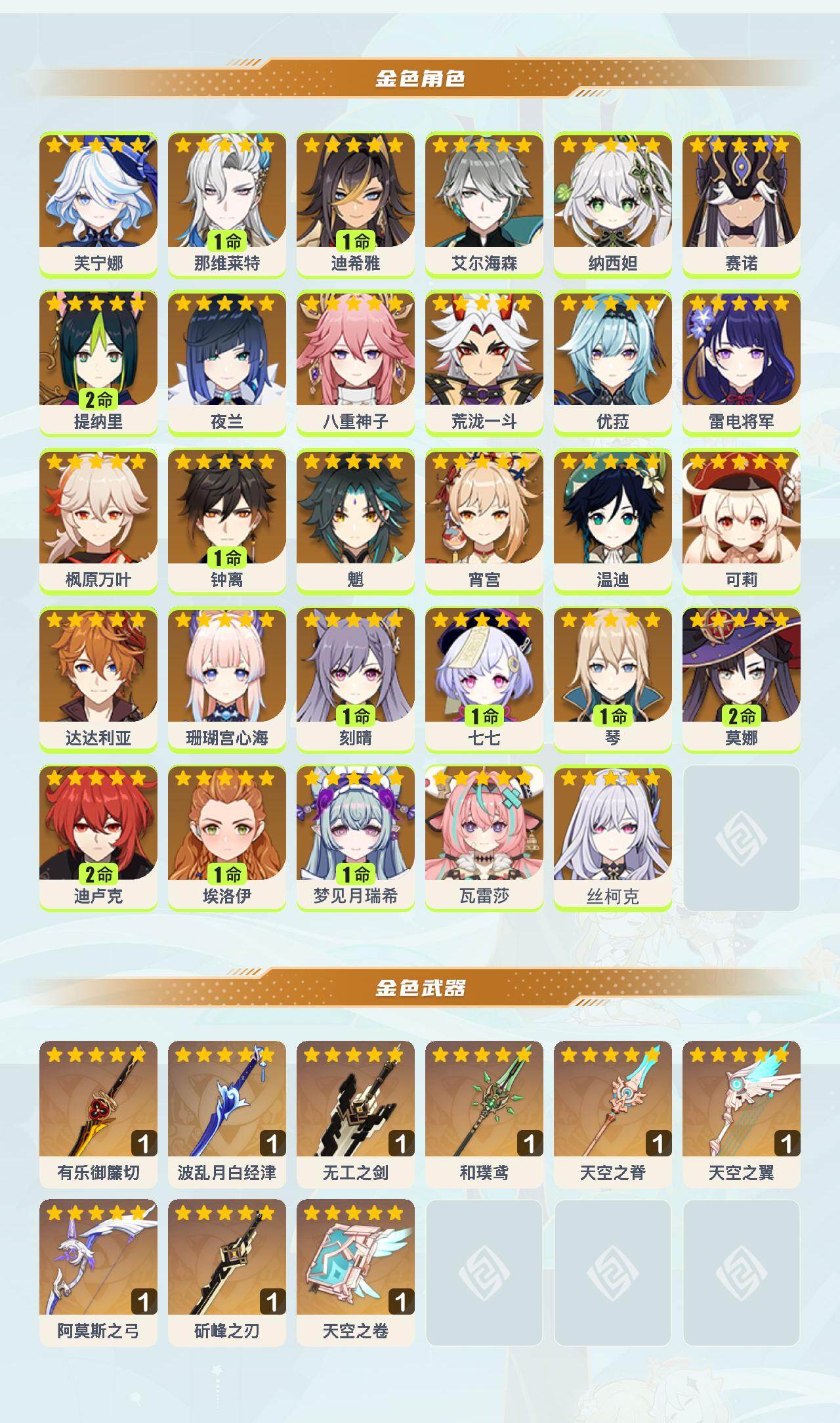 YSEY43401原神账号详情图3