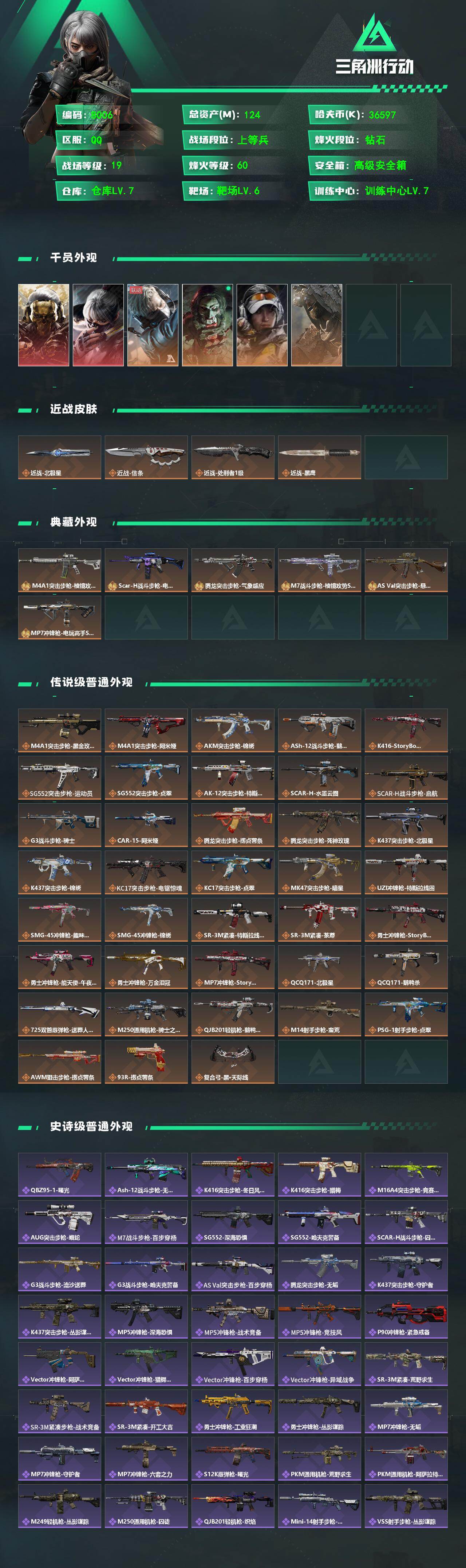 SJZCMW470664三角洲行动账号详情图2