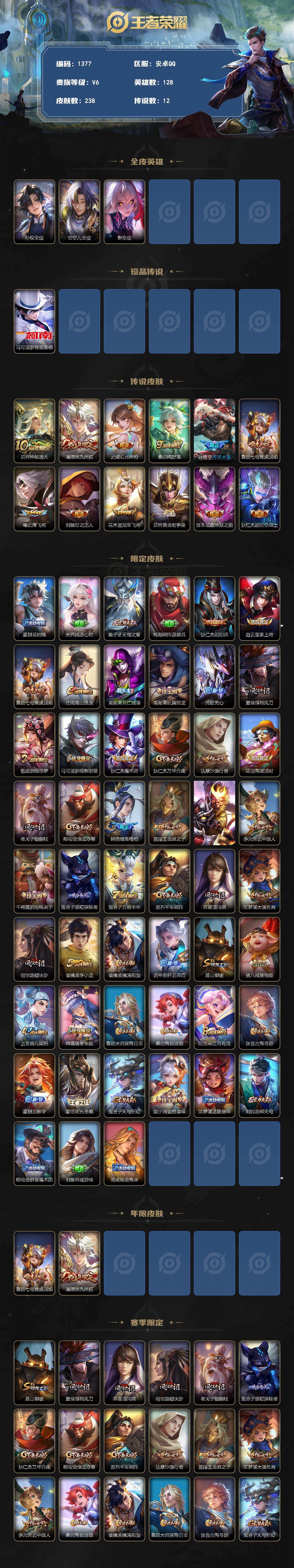 WZCMW4230738王者荣耀账号详情图2